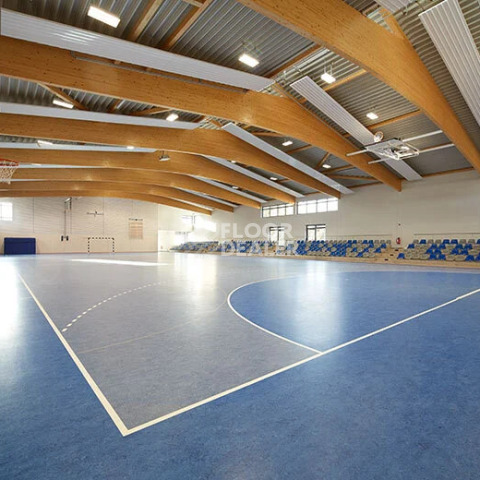 Forbo Marmoleum Sport 83056 blue фото 2 | FLOORDEALER